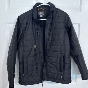 Ariat Black Puffer Jacket with Quilted Design